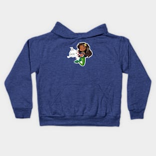 Mermaid African-american Kids Hoodie